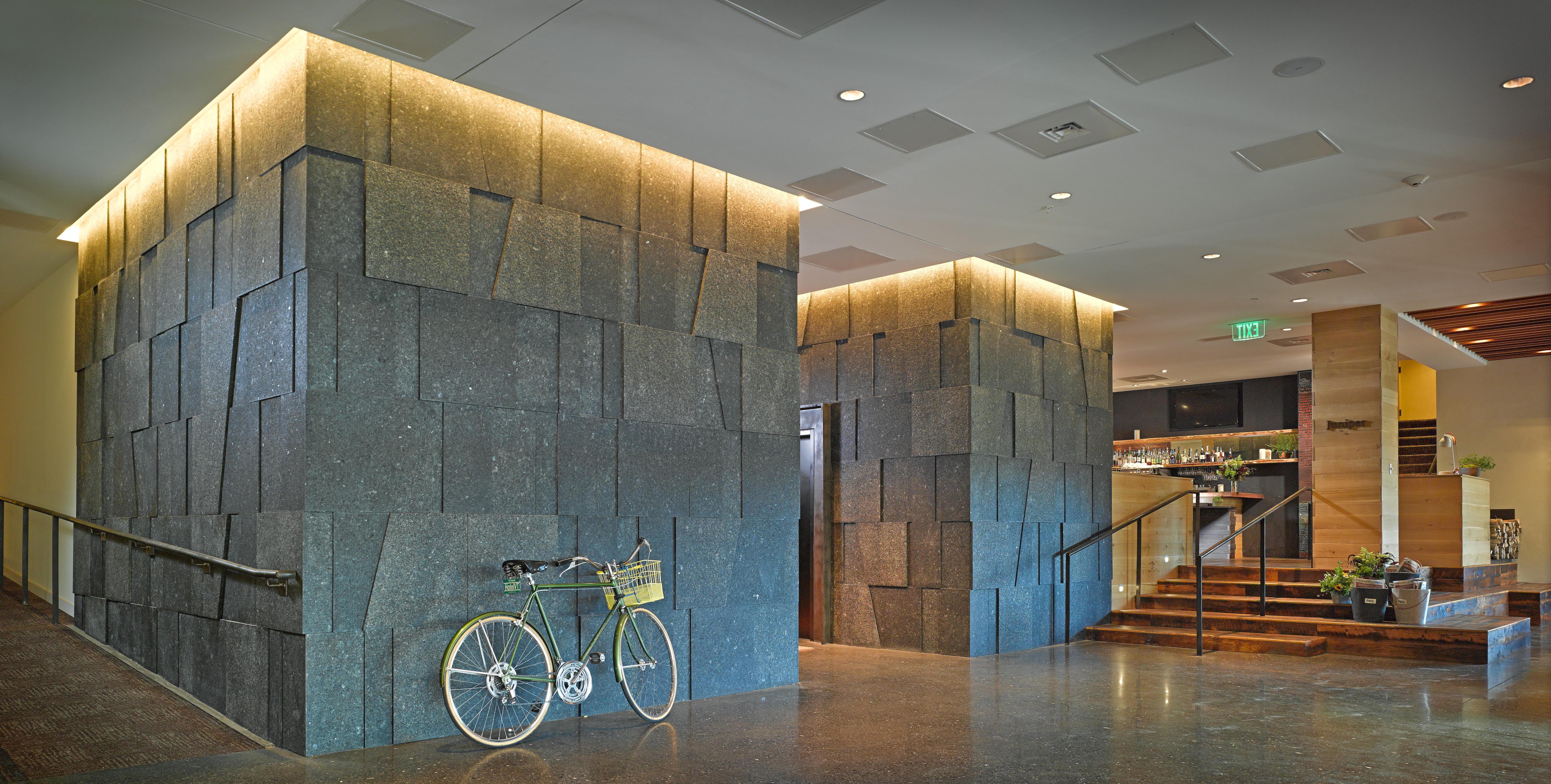Lobby and Elevators