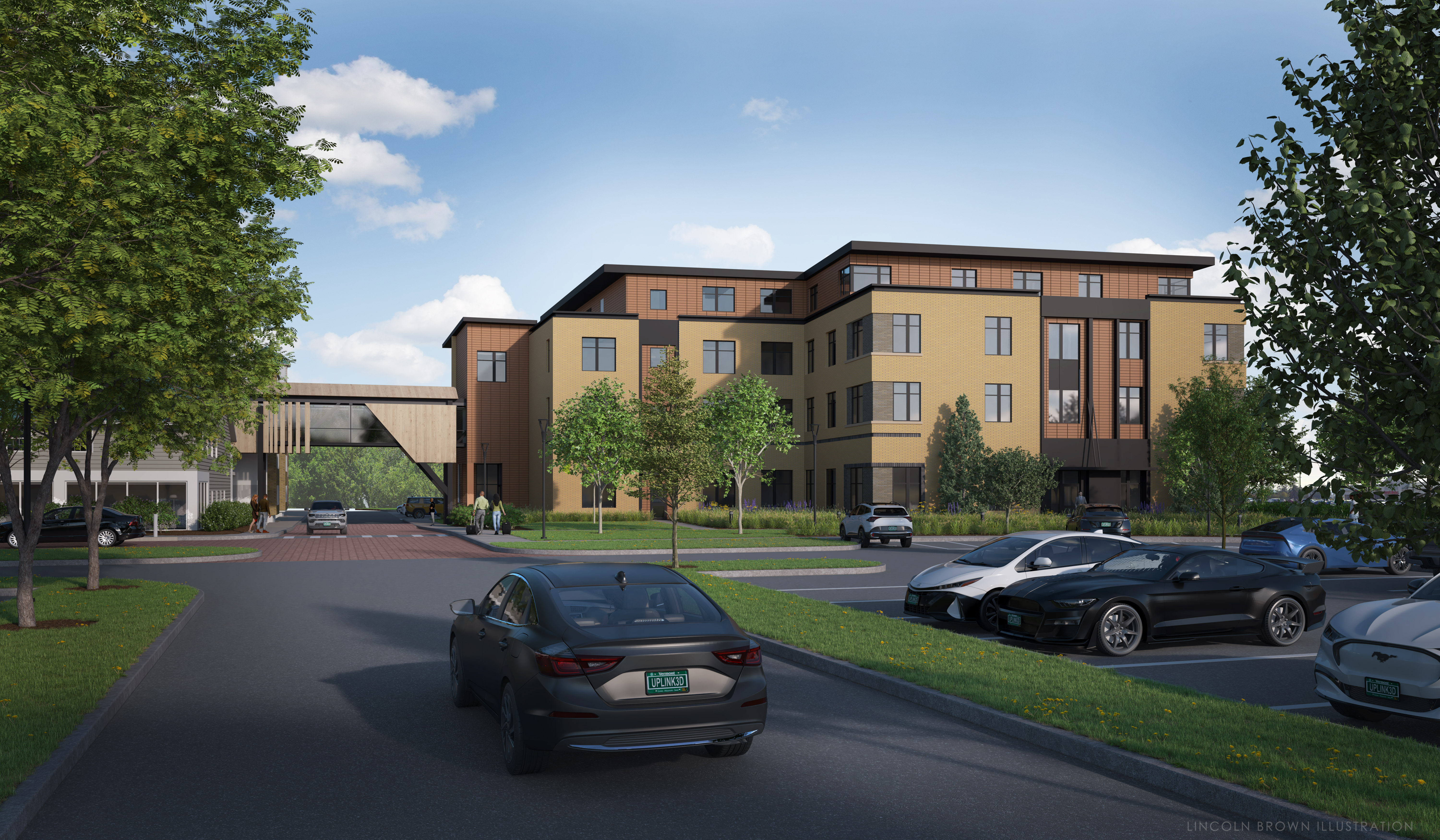 West Facade Rendering