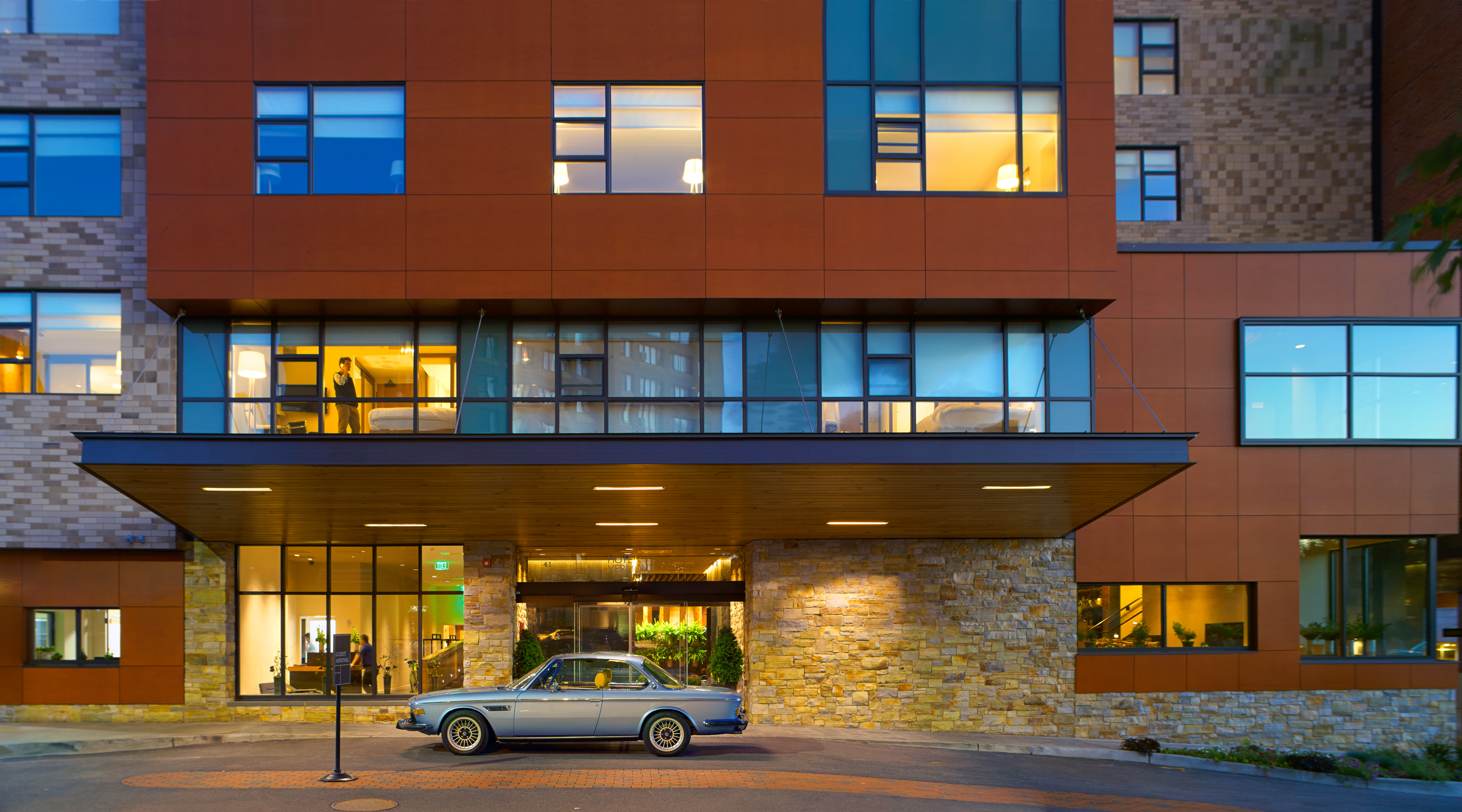 Cherry Street entry elevation